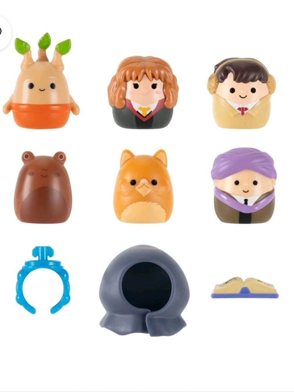 Squish-a-longs “Harry Potter” Mini-Squish + Accessory 6-Pack Novelty Collectible